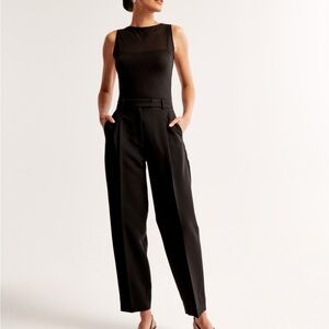 Ankle Grazing Tapered Tailored Pant